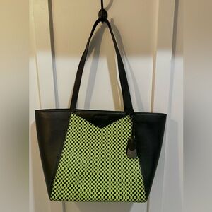 Michael Kors Whitney Large Checkerboard Leather Tote